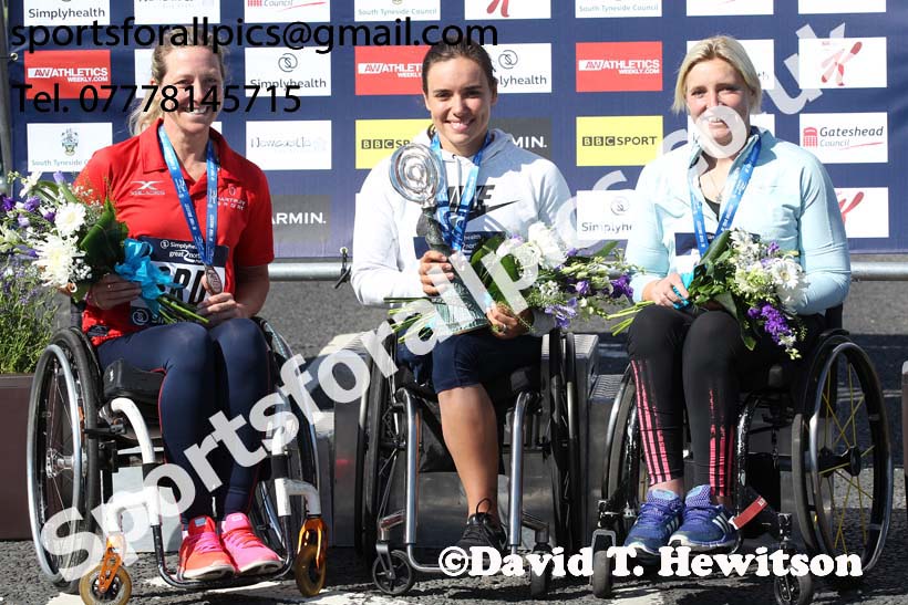 Wheelchair Simplyhealth Great North Run. Photo: David T. Hewitson/Sports for All Pics